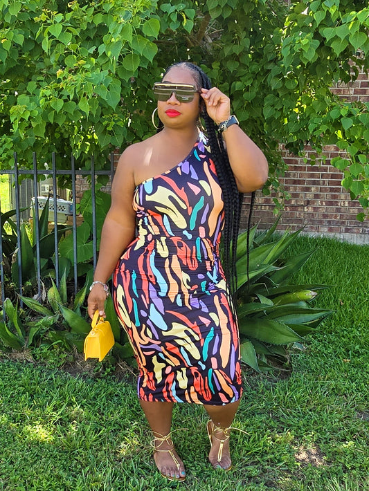 Eye Candy Abstract Dress