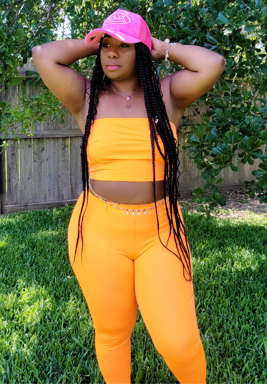 Basic Neon Orange 2 pc Set