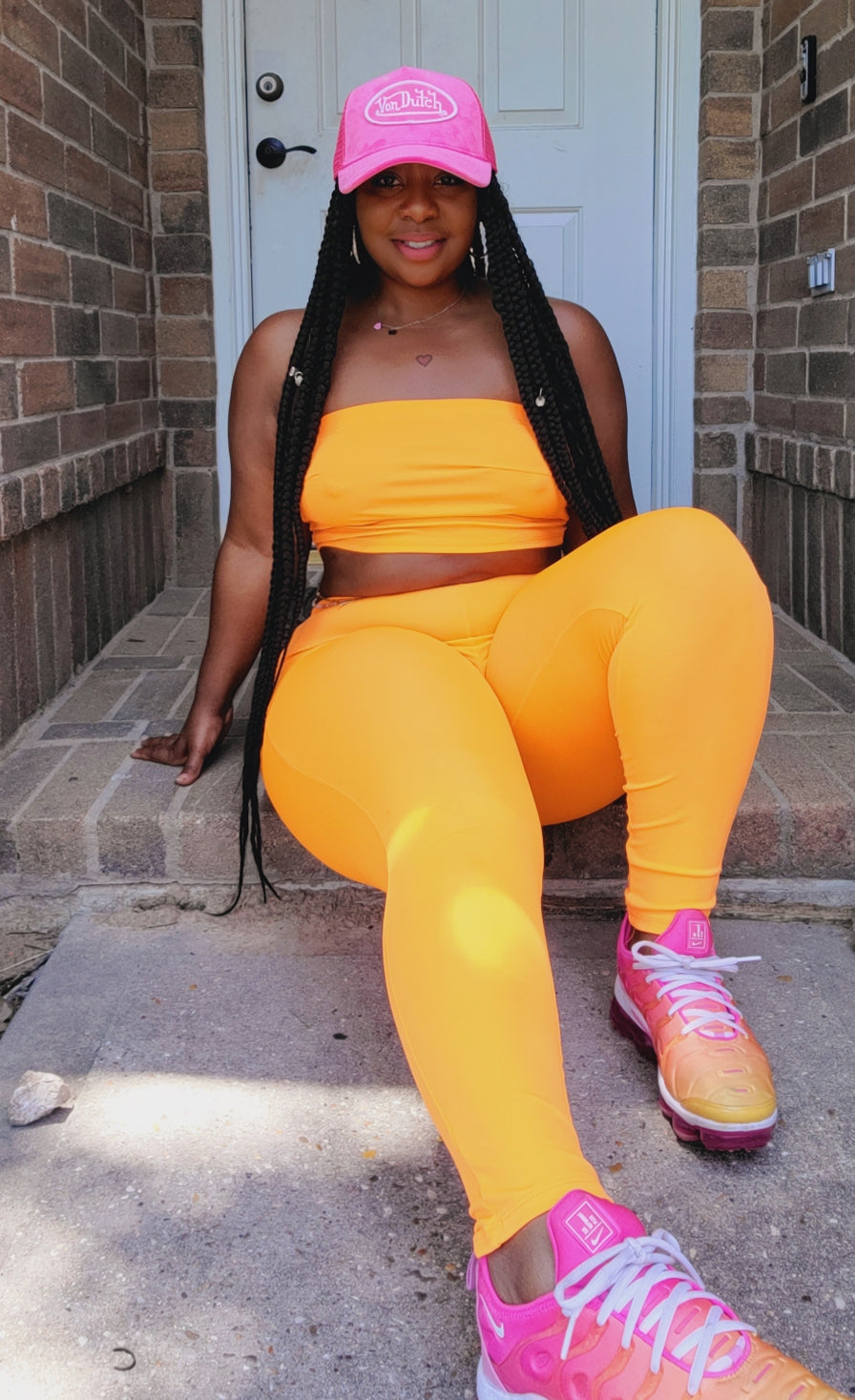 Basic Neon Orange 2 pc Set