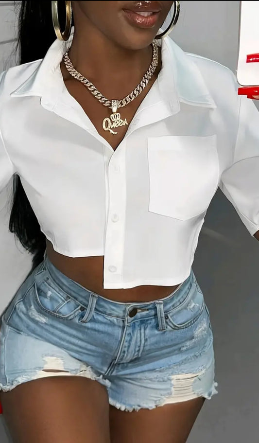 Asymetrical Crop Top