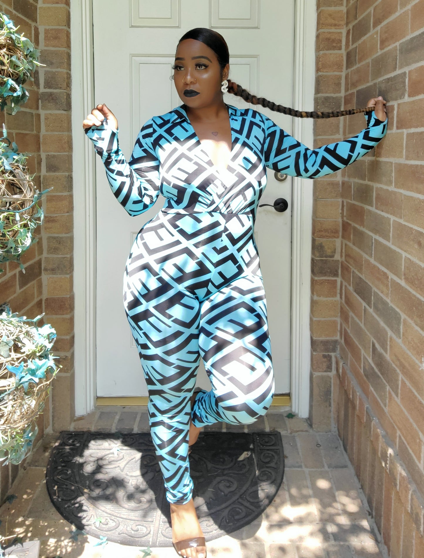 Meagan Jumpsuit Blue