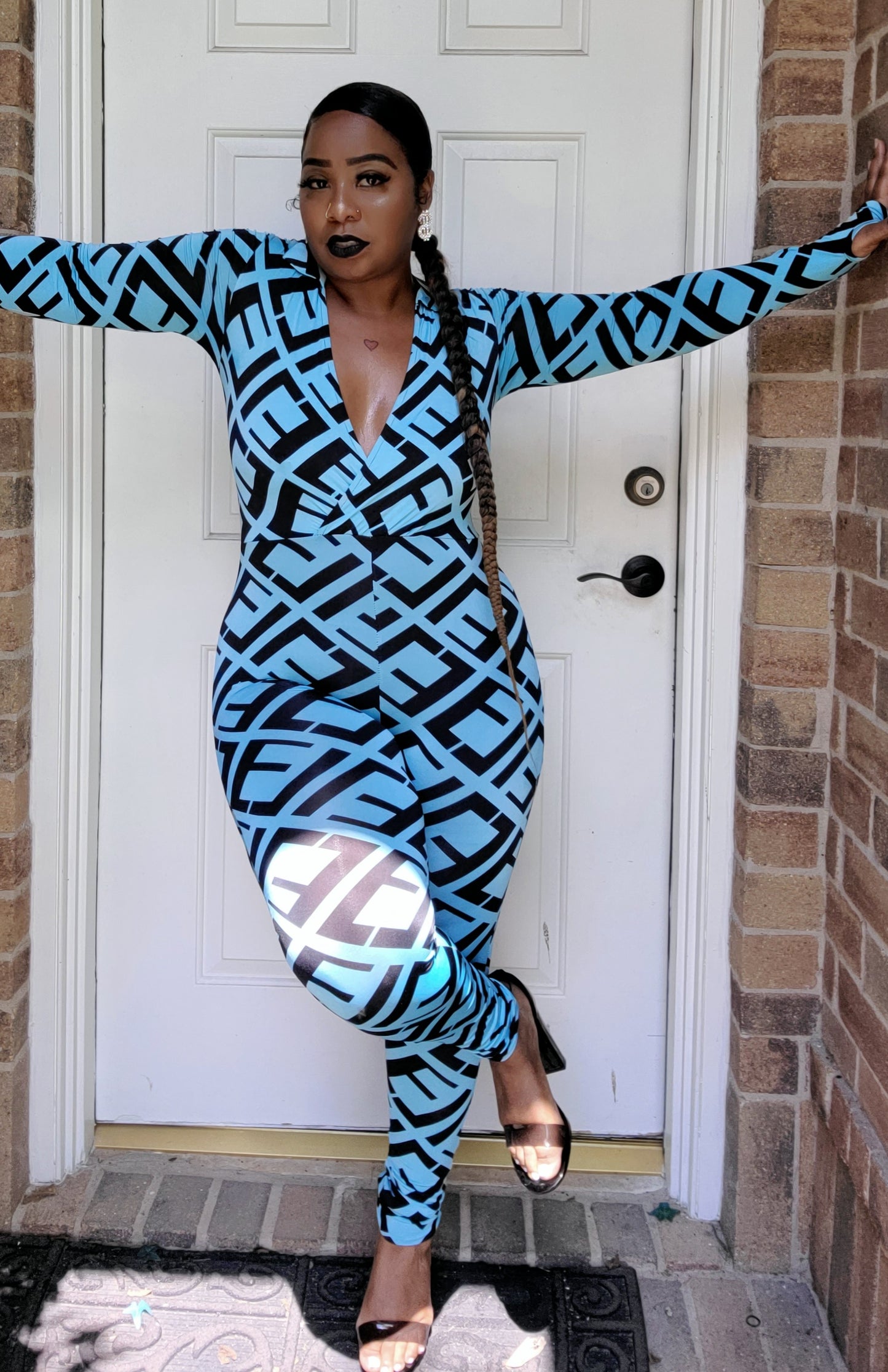 Meagan Jumpsuit Blue