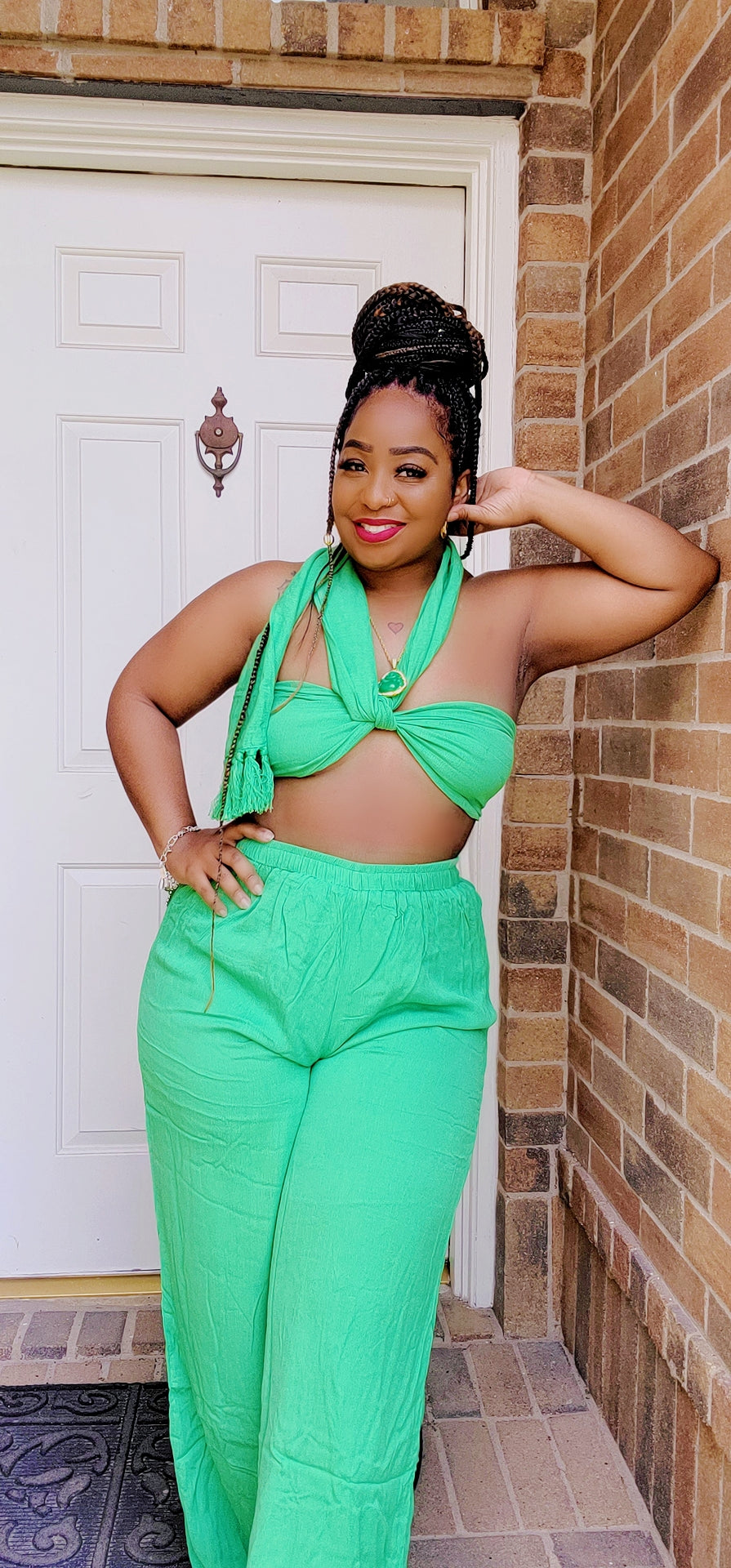 Vacay Vibes 2 pc Set (green)