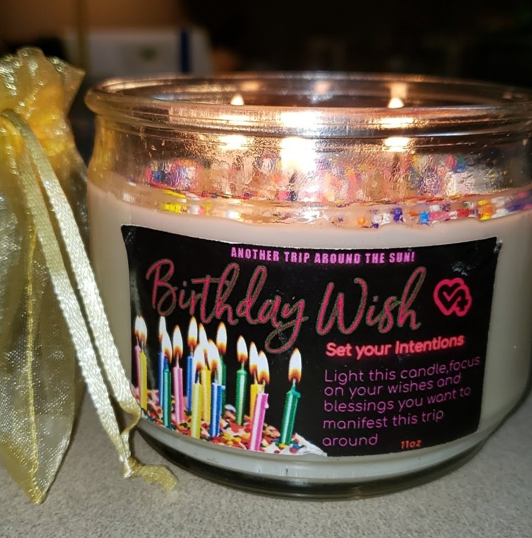 Birthday Wish Intention Candle